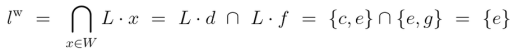 Class Intersection L^W