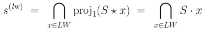 Denotation Equation s^(ℓw)